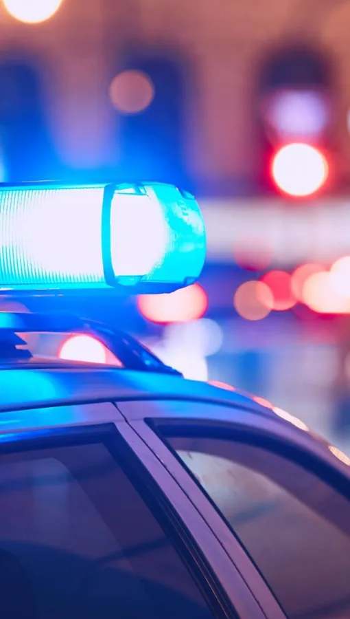 Emergency vehicle lights representing mission critical communications