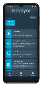 Surveyor app interface